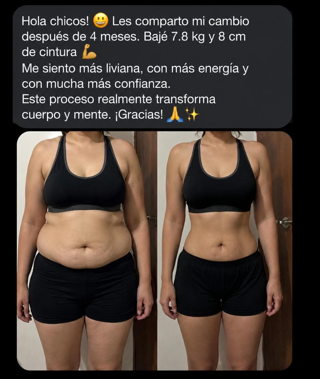 Alejandra, resultado real con Slim Method