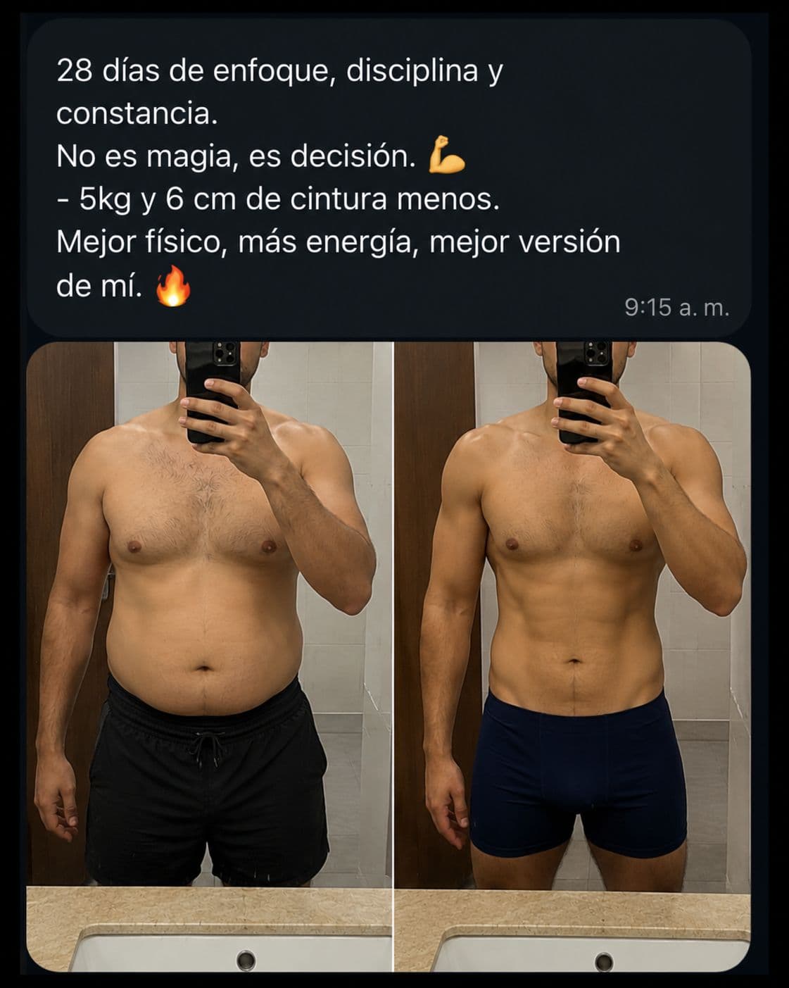 Marco, resultado con Slim Method