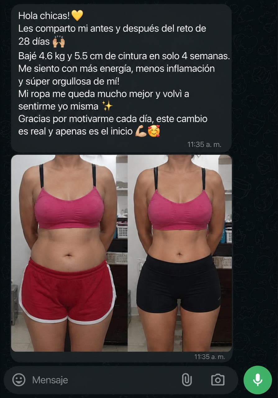 Monica, resultado con Slim Method